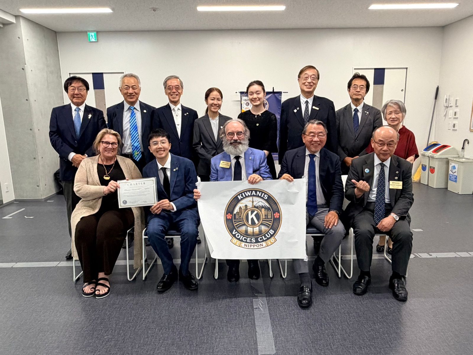 Founding members at the KVCN charter ceremony